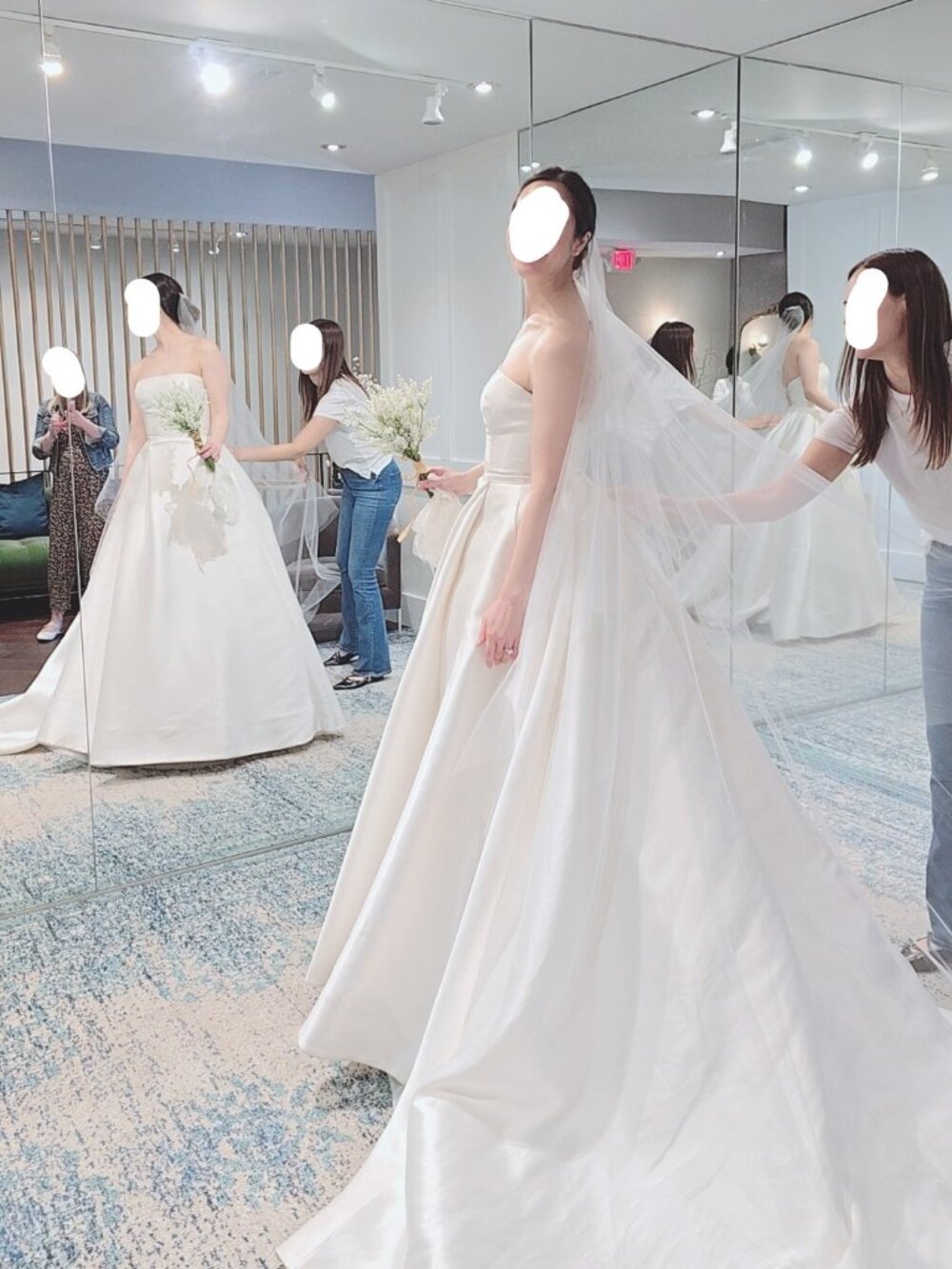 Monique Lhuillier Waltz Veil (NEW)